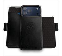 dreem for iPhone 17 Pro MAX Case Wallet, Revolutionary Phone Stand, Vegan Leather, MagSafe-Fit, Magnetic Detachable Flip Cover, RFID Blocking Card Holder, Gift-Box [Fibonacci:Black]