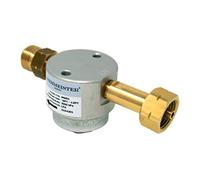 Drehmeister Filtro de gas Smart Filter para bombonas de gas W21.8 x 1/14 LH (versión larga) - Filtro de botella (LPG, CNG, propano, barbacoas, cocinas de gas o carretillas elevadoras