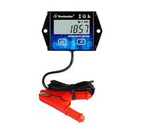 Drehzahlmesser 2 Takt 4 Takt,Drehzahlmessung,Wartungserinnerung,Digitaler BetriebsStundenzählHler,für MotorsäGe,motorrad ,KettensäGen, Dirt Bikes, RasenmähHer,Jetski