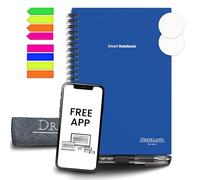 Dreiklang - be smart Cuaderno electrónico digital reutilizable A5 como cuaderno con planificador, aplicación iOS/Android Cloud - Regrabable con bolígrafo, paño de microfibra y notas adhesivas