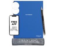 Dreiklang - be smart - Cuaderno Reutilizable A5 con Planificador - Cuaderno Inteligente Borrable con App iOS/Android en la Nube - Incluye Bolígrafo, Notas Adhesivas y Paño de Microfibra