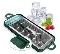 Dreiklang - Be smart - cubitos de hielo de acero inoxidable pulido 18/8 con bandeja de servicio antigoteo | Inserto de palanca fácil de liberar | Máquina de hielo de calidad alimentaria