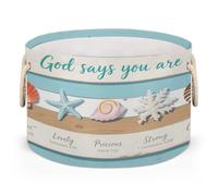 Drekrid Canastas de almacenamiento grandes - You Are Unique - Caja organizadora de guardería con asas, cesta redonda plegable para la ropa sucia para juguetes, manta, dormitorio, sala de estar