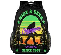 Drekrid Mochila escolar de viaje para hombres y mujeres, Bigfoot Hide S hampion, ligera, para niños y niñas, para laptop de 15.6 pulgadas para estudiantes universitarios, escuela secundaria