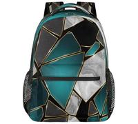 Drekrid Mochila escolar de viaje para niños y niñas, mochila ligera de mármol Kintsugi, para laptop de 15.6 pulgadas, para mujeres y hombres, estudiantes universitarios, escuela secundaria