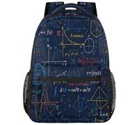 Drekrid Mochila escolar de viaje para niños y niñas, mochila ligera para libros de matemáticas, para laptop de 15.6 pulgadas para mujeres, hombres, estudiantes universitarios, escuela secundaria