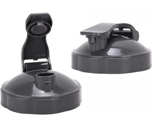 DRELD 2 tapas Flip Top To Go para accesorios Nutribullet de 600 W/900 W, tapas reutilizables para vasos Nutribullet, tapa abatible compatible con vaso mezclador Nutri Bullet 18oz/24oz/32oz