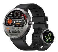 DREMAC Reloj Inteligente Hombre Mujer con GPS, 10 Días Batería/1,35" Pantalla Amoled, Aluminio,170 Modos Deportivos,5 ATM Fitness Tracker con Frecuencia Cardíaca, SpO2,Sueño para iOS Android