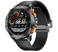 DREMAC Relojes inteligentes militares resistentes de 48 mm para hombre, GPS, barómetro, altímetro, brújula, pantalla Amoled de 1.4 pulgadas, linterna LED, más de 100 modos deportivos, rastreador de