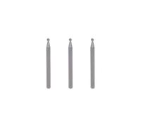 Dremel 107 Paquete múltiple de brocas de grabado - 3 brocas de grabado en forma de bola con un diámetro de trabajo de 2,4 mm