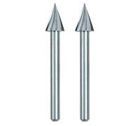 Dremel 125 2PK 1/4" cortador cónico plateado metálico
