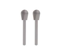 Dremel 134 - Juego de accesorios de fresado, 2 fresas redondas de alta velocidad con un diámetro de trabajo de 7,2 mm