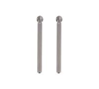 Dremel 192 - Juego de accesorios de fresado en 2 paquetes, 2 fresas de alta velocidad en forma de bola con un diámetro de trabajo de 4,8 mm