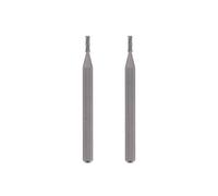 Dremel 193 - Juego de accesorios para fresar, 2 fresas largas de alta velocidad en forma de cilindro con un diámetro de trabajo de 2,0 mm