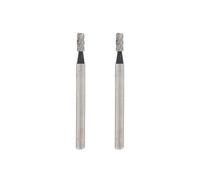 Dremel 194 - Juego de accesorios para fresar, 2 fresas de alta velocidad en forma de cilindro con un diámetro de trabajo de 3,2 mm
