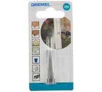 Dremel 196 - Juego de accesorios para fresar, 2 fresas de alta velocidad en forma de cilindro con un diámetro de trabajo de 5,6 mm
