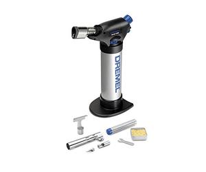Dremel 2200 Versaflame Quemador de Butano Estacionario (Duración de Encendido Máximo 75min), Incluye 4 Accesorios, Encendido Eléctrico