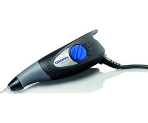 Dremel 290 - Grabadora 35W, kit herramienta de grabado con 3 puntas y 4 plantillas para grabar cristal, cuero, madera