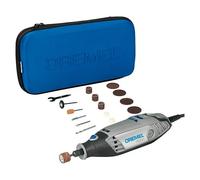 Dremel 3000 - Multiherramienta 130 W, kit con 15 accesorios y estuche, velocidad variable 10.000-33.000 rpm para tallar, grabar, fresar, amolar, limpiar, pulir, cortar y lijar