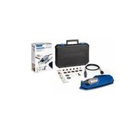 Dremel 3000 - Multiherramienta, 130 W, kit con eje flexible y 25 accesorios, velocidad variable 10.000-33.000 rpm para tallar, fresar, amolar, limpiar, pulir, cortar, lijar y grabar (Versión Español)