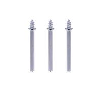 Dremel 401 - Paquete múltiple de mandriles, 3 mandriles con diámetro de vástago de 3,2 mm para discos de pulir
