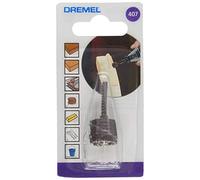 Dremel 407 - Juego de accesorios de banda de lijado y mandril banda de lijado y mandril de 13 mm (grano 60) para lijar, dar forma y alisar materiales de madera y plástico