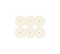 Dremel 414 - Paquete múltiple de discos de pulir, 6 discos de pulir con forma cilíndrica para acero, aluminio, latón, plata y oro (13 mm)