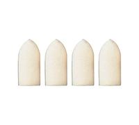 Dremel 422 - Paquete múltiple de puntas de pulir, 4 puntas de pulir para pulir metales y plásticos en superficies planas o agujeros (10 mm)