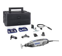 Dremel 4250 Multiherramienta 175W, Velocidad 5.000-35.000RPM, Kit Multiherramienta con 6 Complementos, 1 maletín Platinum BOX, 128 accesorios