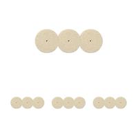 Dremel 429 - Paquete múltiple de discos de pulir, 3 discos de pulir con forma cilíndrica para acero, aluminio, latón, plata y oro (26 mm) (Paquete de 4)