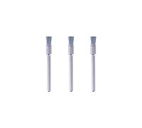 Dremel 443 Juego de accesorios de cepillos de acero al carbono, 3 cepillos (3,2 mm) para limpiar y eliminar el óxido de los materiales metálicos