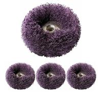 Dremel 512S EZ SpeedClic - Discos de Pulir Abrasivos de Acabado, Accesorio para Herramientas Rotatorias, Grano 320, Diámetro de Trabajo 25 mm, 20.000RPM Máximas, Color Violeta (Paquete de 4)