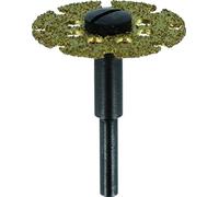 Dremel 542 Disco de corte con recubrimiento de carburo, disco de corte para herramientas rotativas para cortar y dar forma a madera y laminados, diámetro de trabajo 25,4 mm, profundidad máxima de corte 9,0 mm