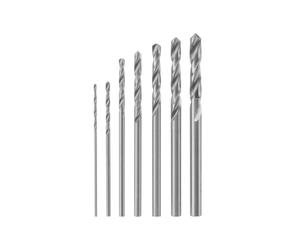Dremel 628 - Brocas de precisión, Juego de accesorios con 7 brocas multiuso para herramienta rotativa