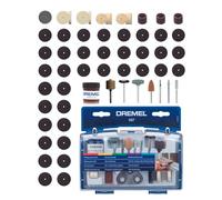 Dremel 687 Juego multiuso, kit de accesorios con 52 accesorios para herramientas rotativas [Clase de eficiencia energética A]