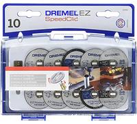 Dremel 690 EZ SpeedClic Juego de discos de corte - Kit de accesorios con 10 discos de corte para herramientas rotativas y mandril