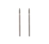 Dremel 7144 - Puntos de diamante 2,4 mm, juego accesorios 2 muelas para herramienta rotativa para grabar, tallar y retocar madera, porcelana, cerámica, vidrio, cuero, plástico