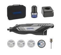 Dremel 8250 Herramienta Rotativa sin cable 12V sin escobillas Velocidad Variable 5.000-30.000 RPM kit con bolsa, 5 accesorios, Batería 2.0Ah+Cargador para amolar, taladrar, fresar, grabar, reparar/DIY