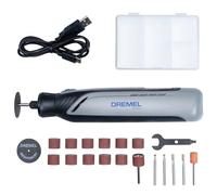 Dremel 8150 Multiherramienta a batería de 7,2 V 2Ah sin escobillas Herramienta Rotativa recargable por USB-C, 20 accesorios, Velocidad Variable 5.000-30.000 RPM, luz LED, corte, lijado, tallado