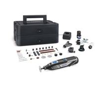 Dremel Multiherramienta inalámbrica 8240 – 12V, batería 2Ah, 65 accesorios, Maletín Platinum BOX