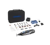 Dremel 8240 - Multiherramienta sin cable con batería de litio de 12 V 2Ah, kit de 3 complementos y 45 accesorios, Velocidad variable 5000-35 000 rpm y carga rápida