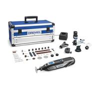 Dremel 8240 - Multiherramienta sin cable con batería de litio de 12V 2Ah, kit de 5 complementos y 65 accesorios, Velocidad variable 5000-35 000 rpm y carga rápida con estuche Platinum