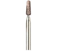 Dremel 997 Juego de accesorios de piedras de amolar de óxido de aluminio, 3 piedras de amolar cónicas para amolar y afilar metales (3,4 mm)
