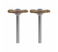 Dremel Cepillo de latón 535-02, 3/4 pulgadas, paquete de 2, amarillo