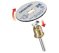 Dremel EZ SpeedClic SC456B Paquete de 12 discos de corte de metal, 12 discos de corte con 38 mm de diámetro para herramientas rotativas