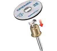 Engino Dremel EZ SpeedClic SC406 Rueda de corte metal 2-pack, 2 ruedas con 38mm diámetro para la herramienta rotativa