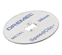 Dremel EZ SpeedClic SC456 Metal Cutting Wheel 5-pack, 5 Cutting Wheels with 38mm Cutting Diameter for Rotary Tool