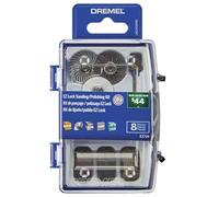 Dremel EZ726-01 EZ Lock - Juego de 8 accesorios de lijado y pulido, surtidos, ideal para lijado, limpieza detallada o pulido de materiales