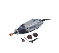 Dremel F0133000JU Multiherramienta 3000, Kit con 5 Accesorios, Velocidad Variable 10.000-33.000 RPM para tallar, Grabar, fresar, amolar, Limpiar, pulir, Cortar y lijar, 130 W, 230 V, Negro, Gris