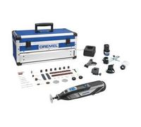 Dremel 8240 - Multiherramienta sin cable con batería de litio de 12V 2Ah, kit de 5 complementos y 65 accesorios, Velocidad variable 5000-35 000 rpm y carga rápida con estuche Platinum